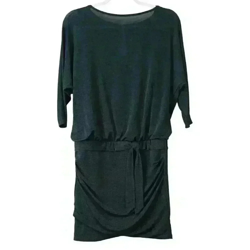 NWT White House Black Market Cocktail Dress XXS Green Stretch Formal Evening